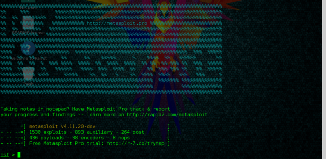 Metasploit Parrot OS 3.0