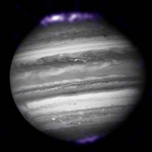 Hubble e le immagini dell'aurora da giove