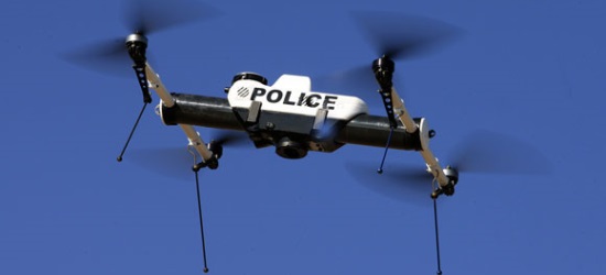Droni con livrea della polizia inglese