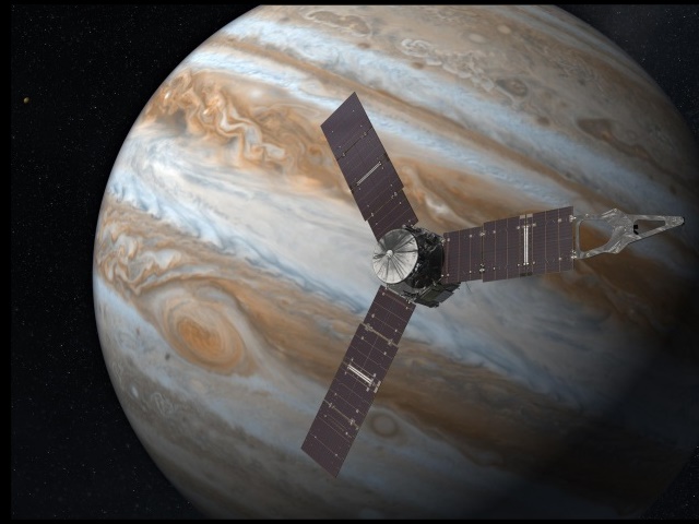 Juno entra nell'orbita del pianeta Giove