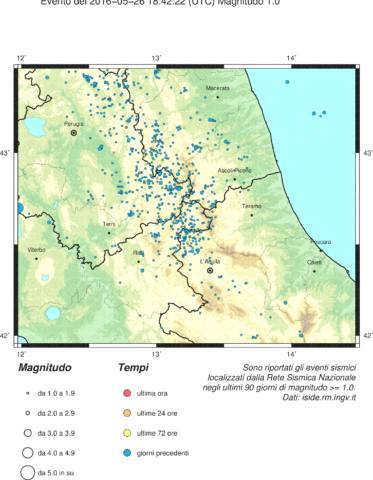 Terremoto in Centro Italia
