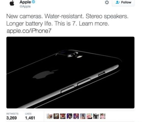 Tweet iPhone 7