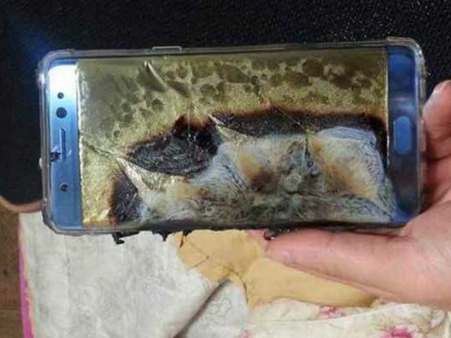 Note 7, ancora un caso di esplosione