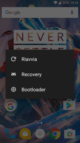 OnePlus 3, recovery