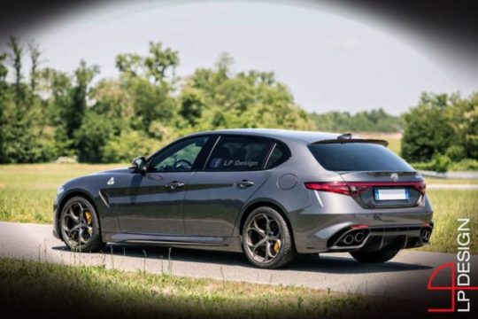 Alfa Romeo Giulia Sportwagon render di LP Design