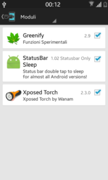 Moduli di Xposed