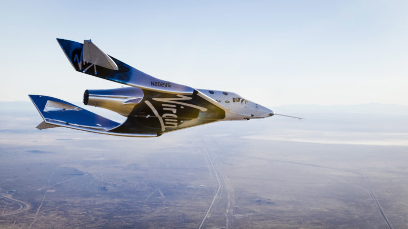 Virgin Galactic spazio