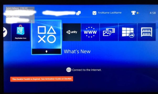 Un ragazzo acquista un devkit ps4 da uno studio chiuso