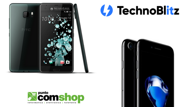iPhone 7 Jet Black e HTC U Ultra, le super offerte di Puntocomshop.it