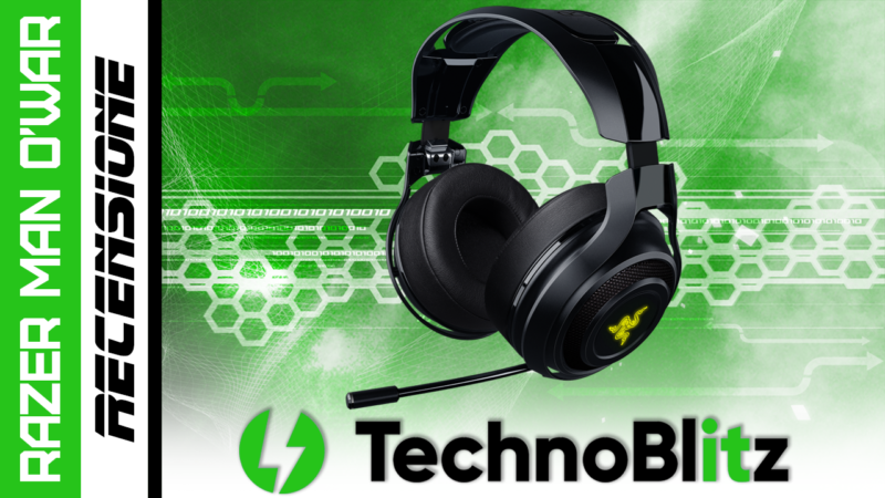 Recensione delle cuffie da gaming Razer Man O' War wireless