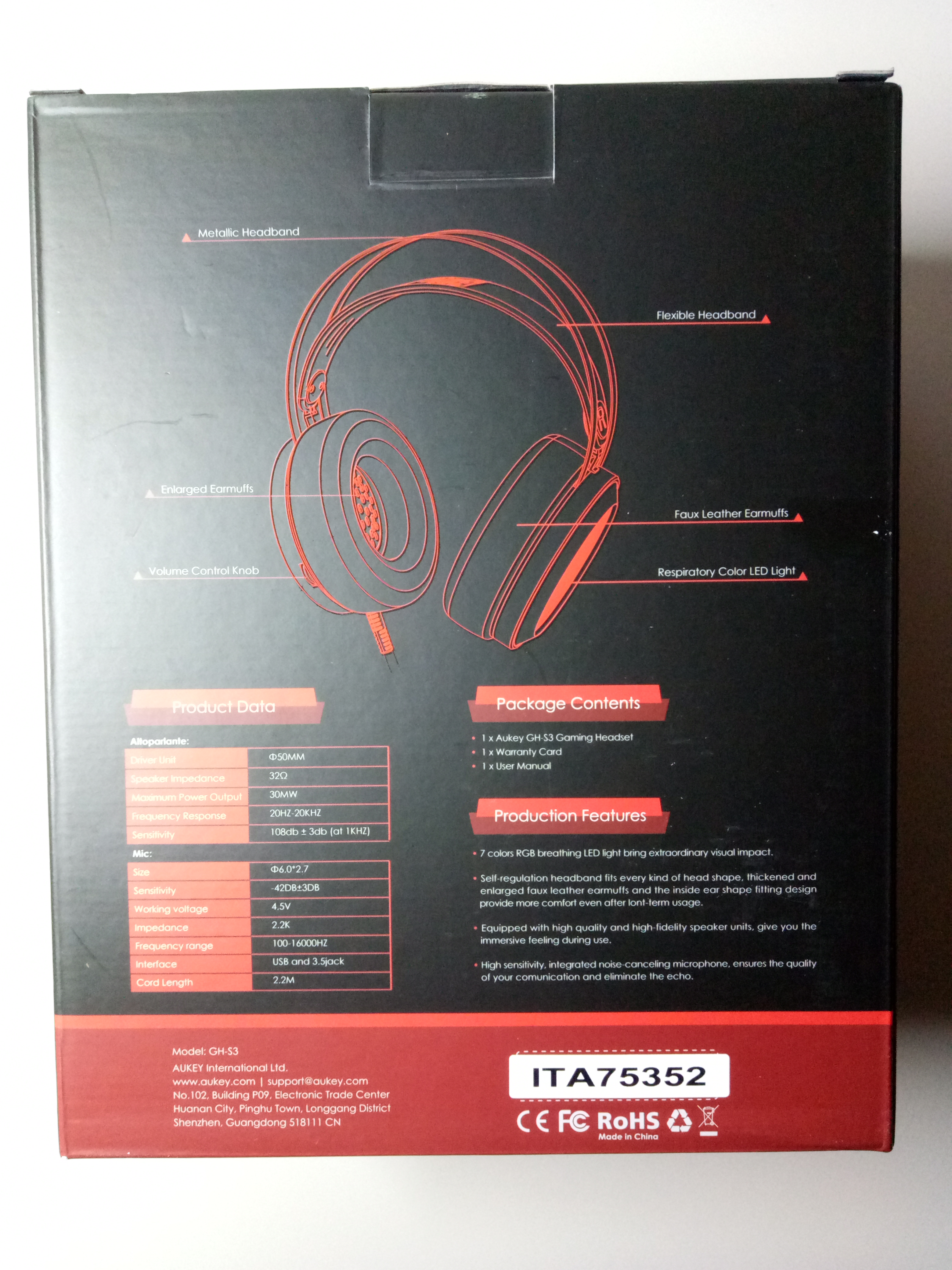 Recensione cuffie da gaming Aukey GH-S3