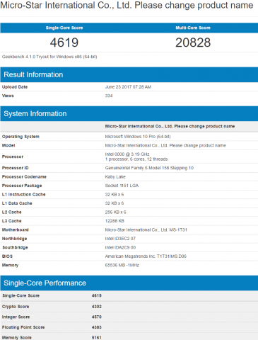 Intel Coffee Lake