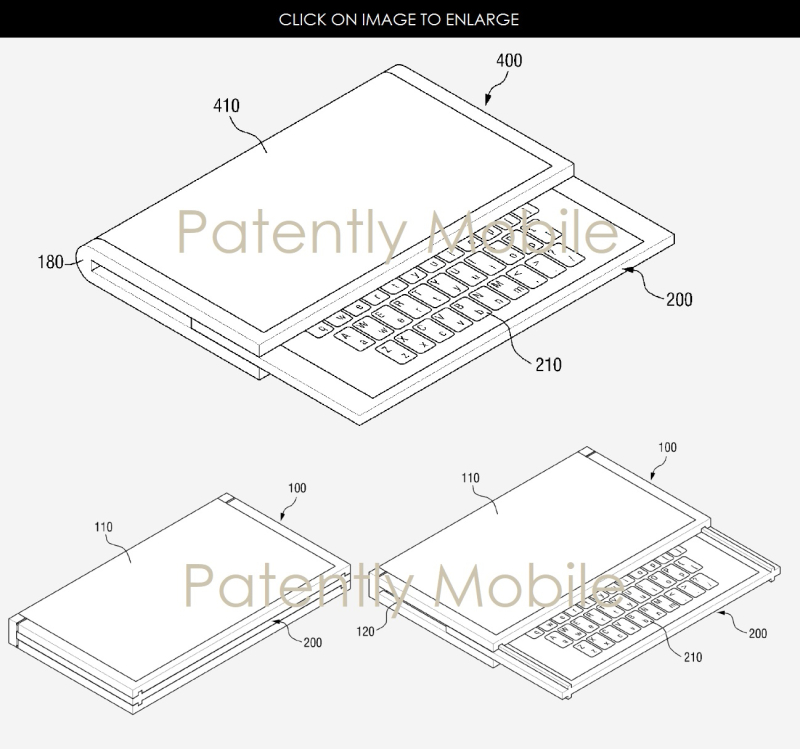 Samsung Display ha registrato cinque nuovi strani brevetti
