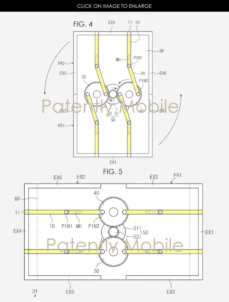 Samsung Display ha registrato cinque nuovi strani brevetti