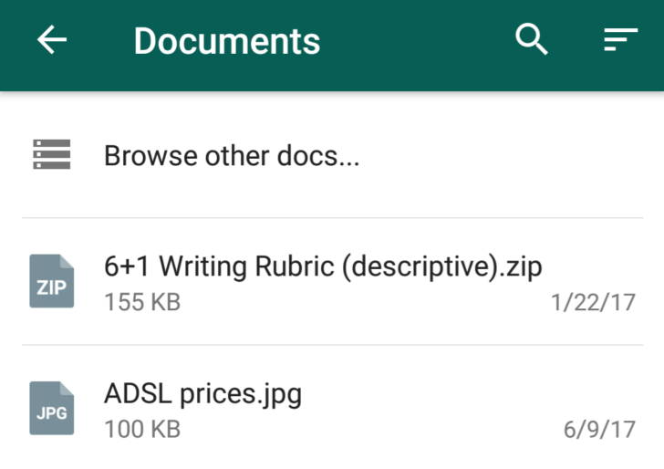 Finalmente anche WhatsApp permette di inviare ogni tipo di file