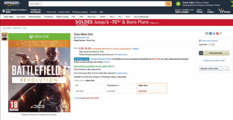 Battlefield 1 Revolution