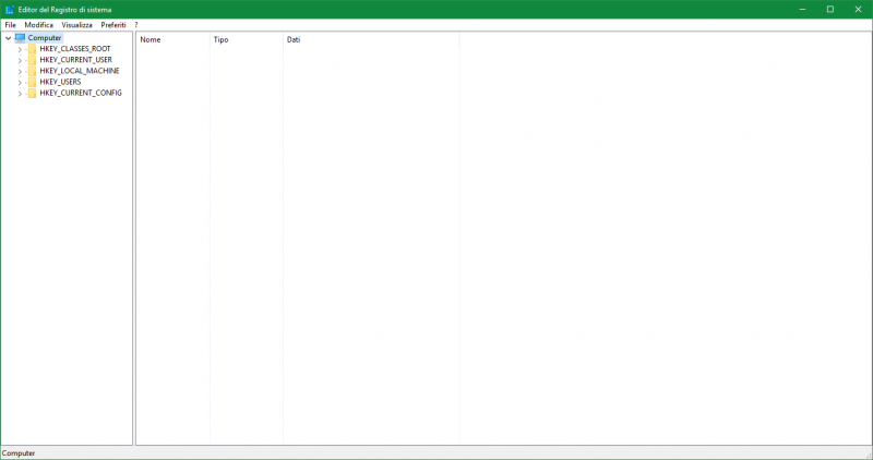 Windows 10 - Regedit