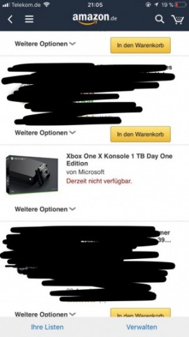 XBOX One X Day One Edition