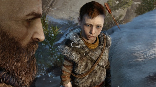 Kratos con suo figlio Atreus