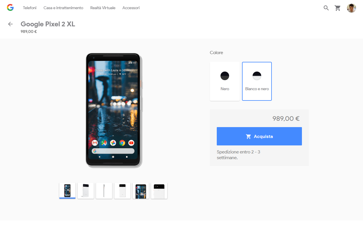 Google Pixel 2 XL ufficialmente disponibile in Italia! (ma non il Pixel 2)