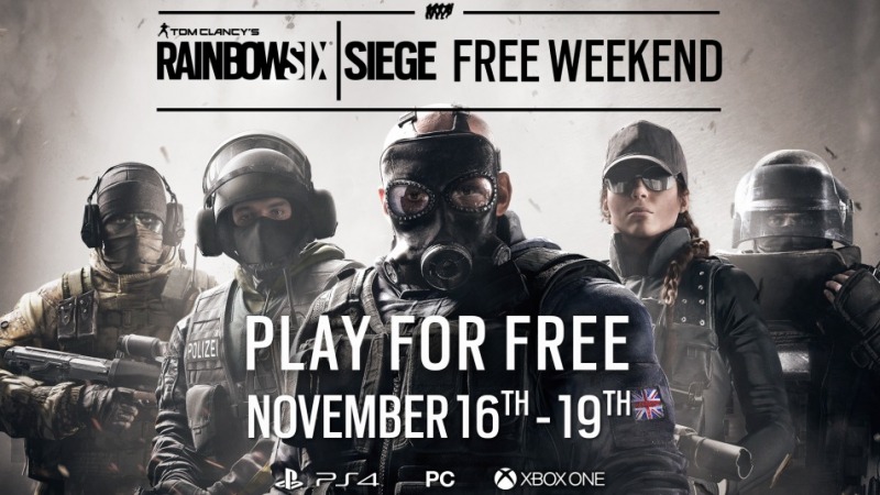 Rainbow Six Siege free weekend