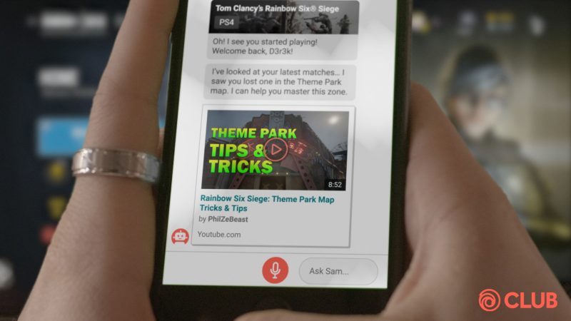 Ubisoft Sam: il nuovo assistente virtuale di gioco