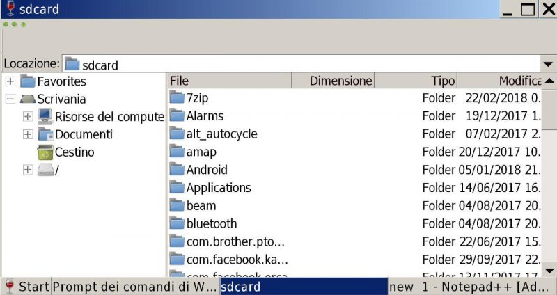 Wine - File Manager