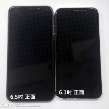 Prototipi di iPhone X Plus e iPhone 9 da 6.1" compaiono in foto: ecco il design