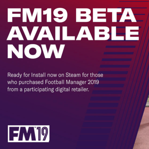Football Manager 2019: aperta la beta anticipata
