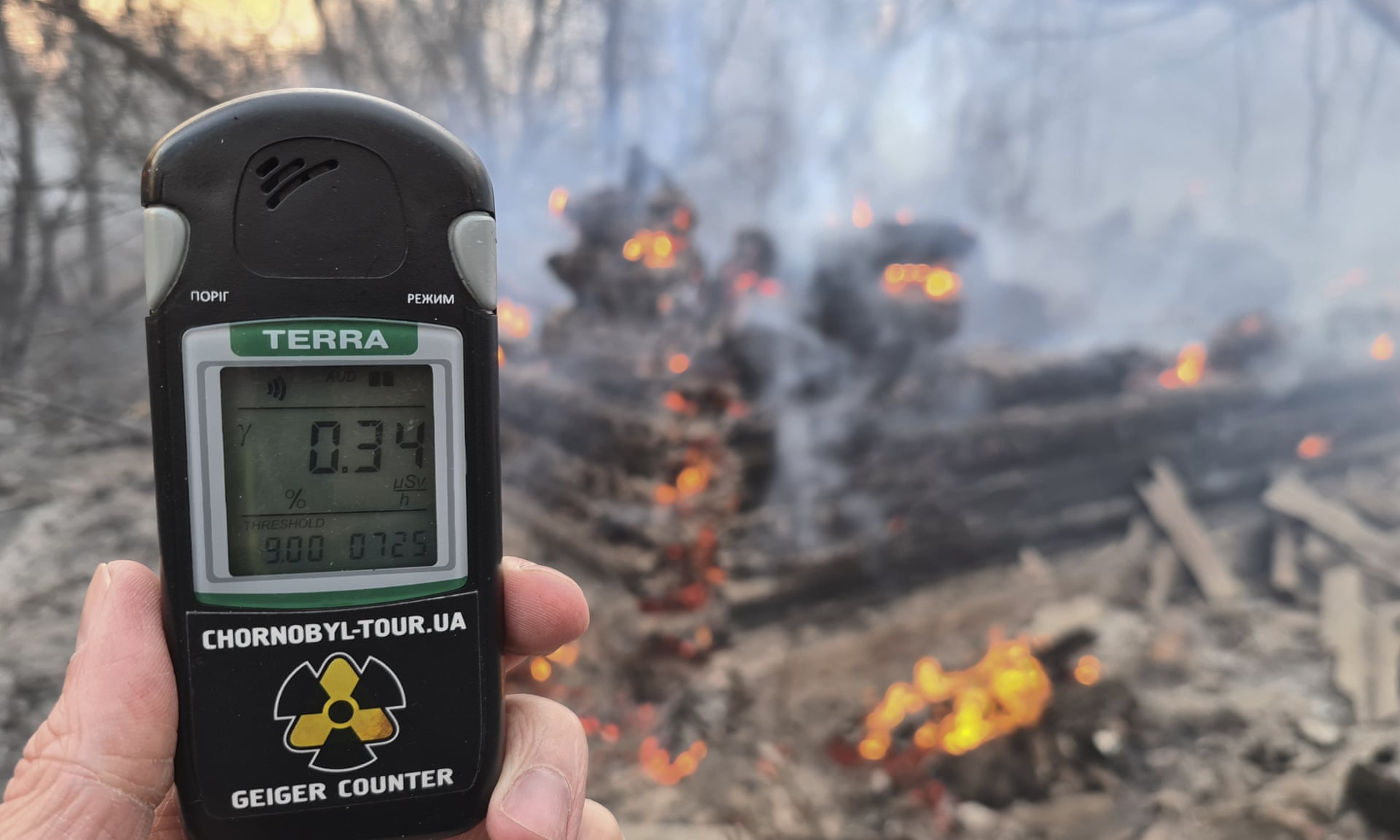 Chernobyl: radiazioni 16 volte superiori dopo un incendio nelle vicinanze