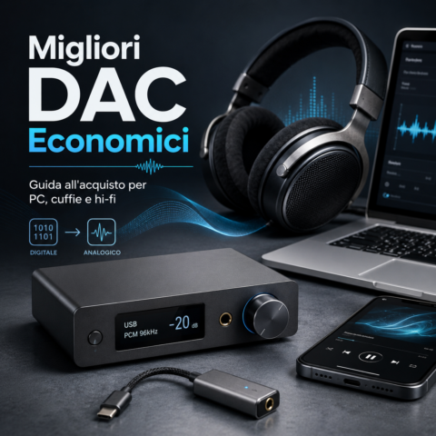 Migliori DAC economici: quale scegliere per cuffie, PC e impianto hi-fi