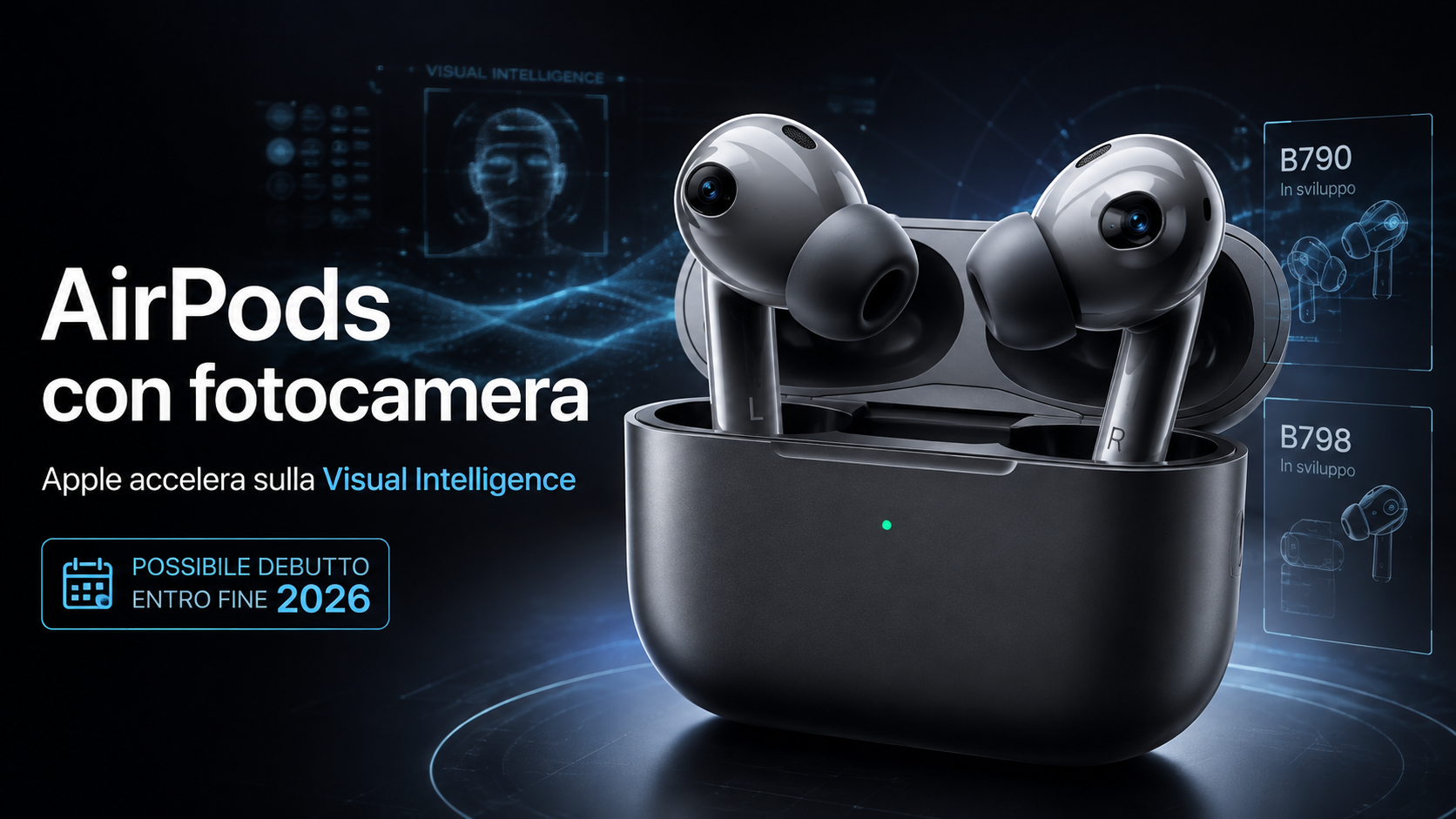 AirPods con fotocamera: potrebbero arrivare già quest’anno