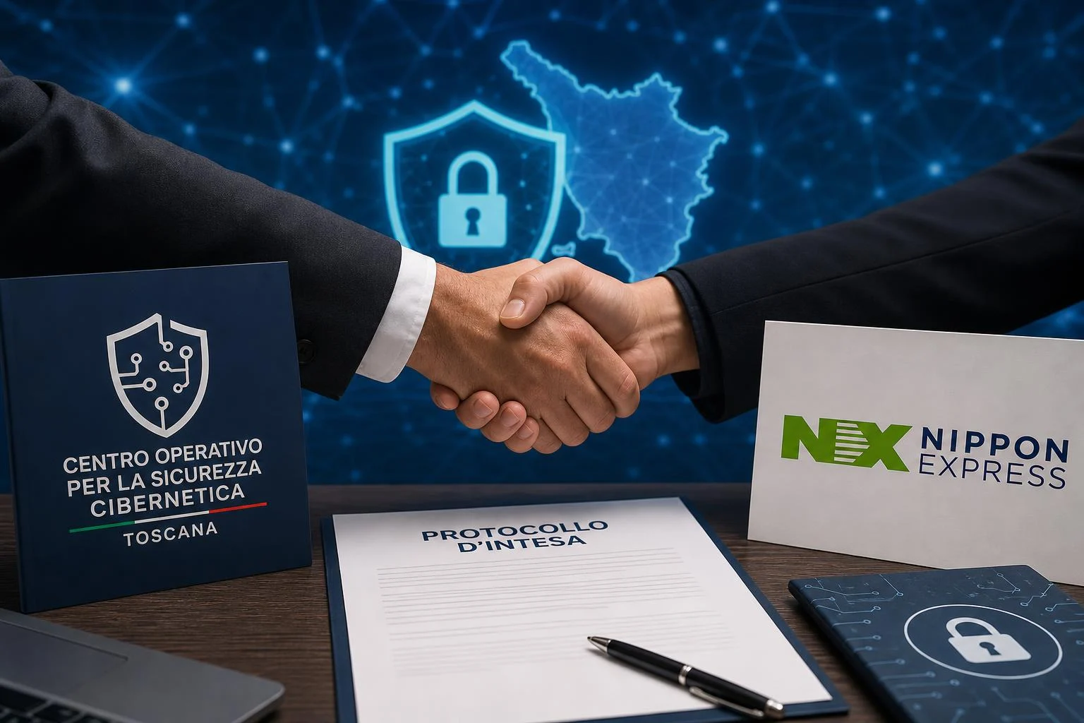 Sottoscritto protocollo d'intesa tra Centro Operativo per la Sicurezza Cibernetica per la Toscana e Nippon Express contro i crimini informatici optimized