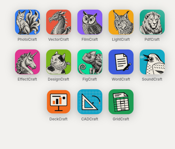 Craft app suite